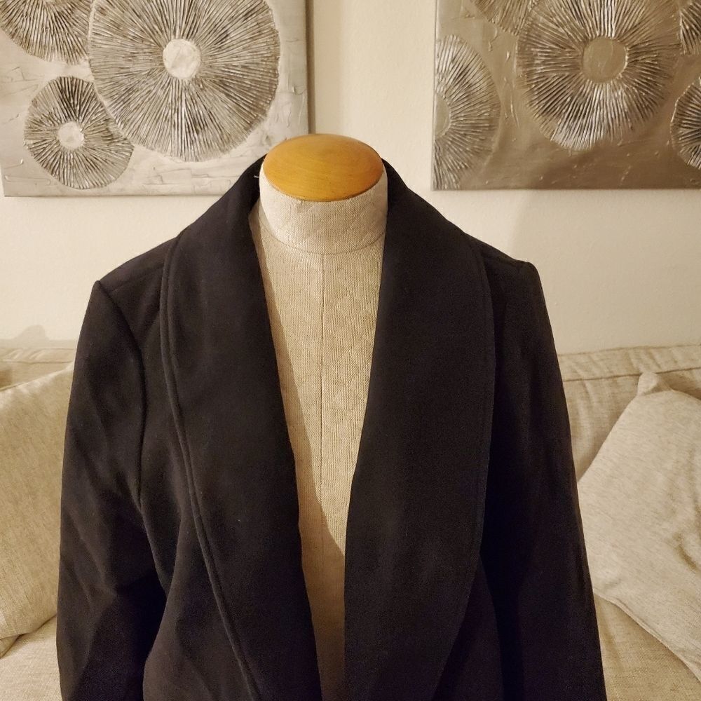 Halogen Double Face Coat sz Large in Black - Picture 5 of 10